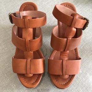 Madewell Irving Wood Block Heel Sandal 7.5
